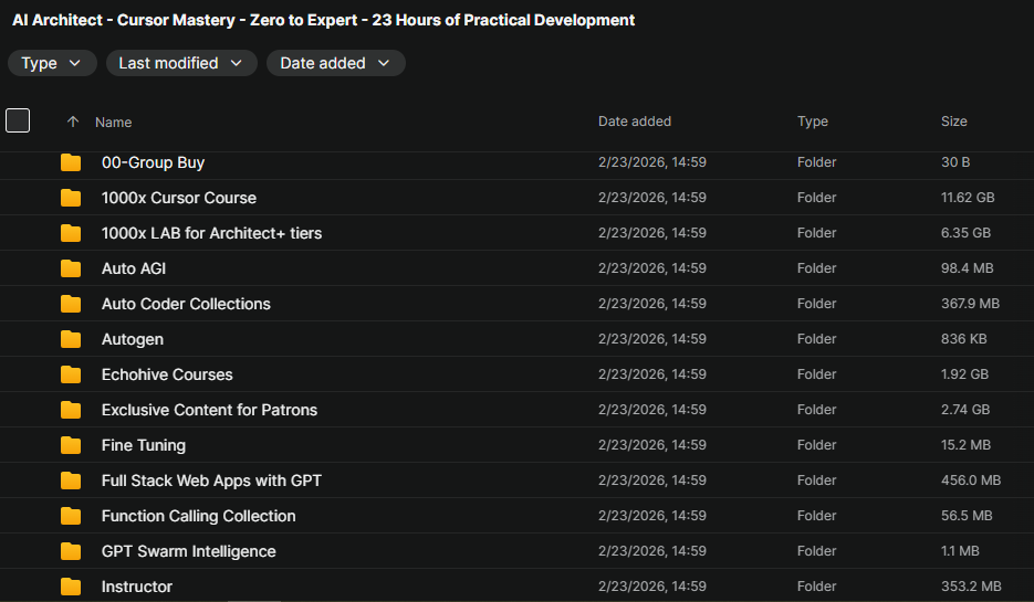 AI Architect – Cursor Mastery – Zero to Expert – 23 Hours of Practical Development Download