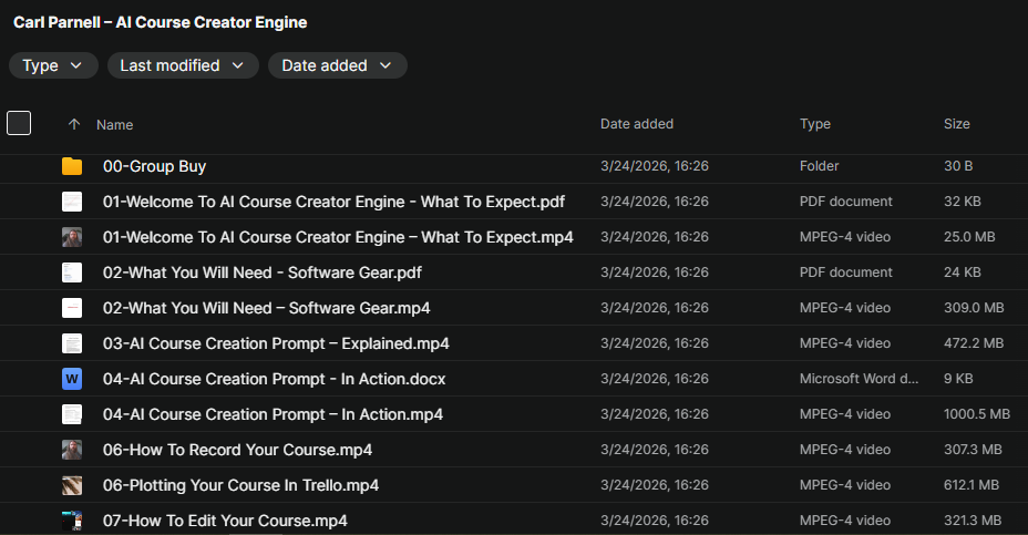 Carl Parnell – AI Course Creator Engine Download