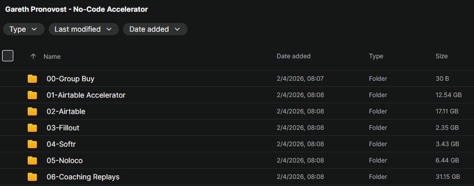 Gareth Pronovost – No-Code Accelerator Download