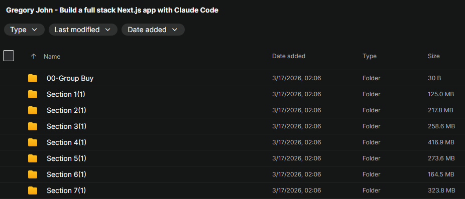 Gregory John – Build a full stack Next.js app with Claude Code