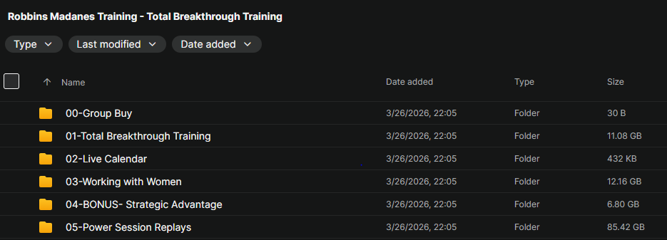 Robbins Madanes Training – Total Breakthrough Training Download