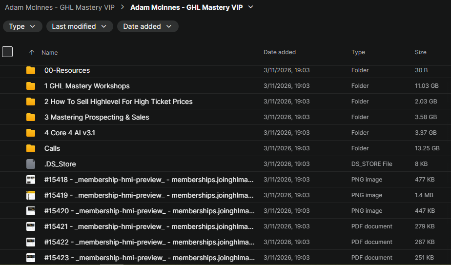 Adam McInnes – GHL Mastery VIP Download