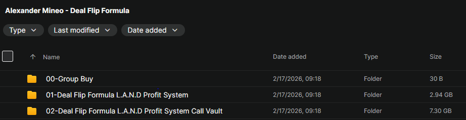 Alexander Mineo - Deal Flip Formula