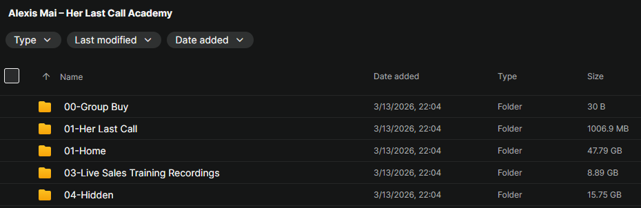 Alexis Mai – Her Last Call Academy