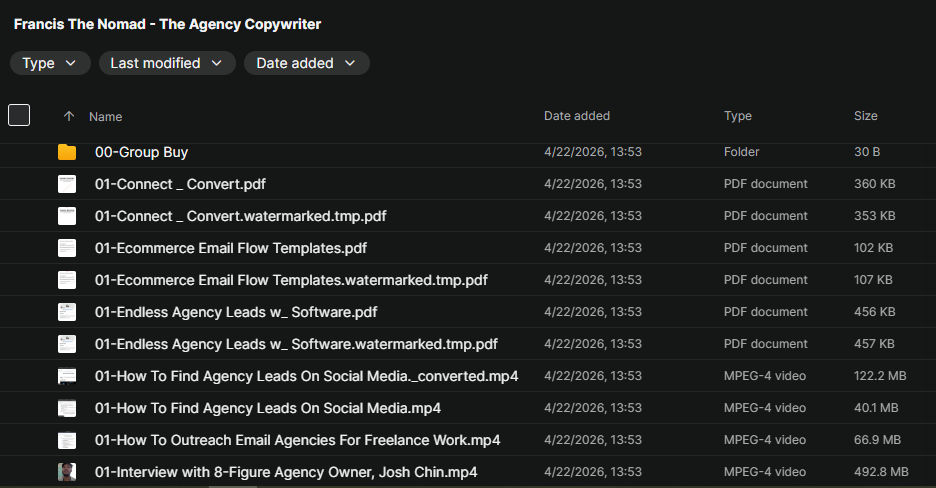 Francis The Nomad - The Agency Copywriter