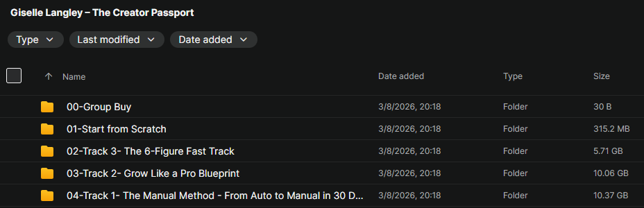 Giselle Langley – The Creator Passport Download