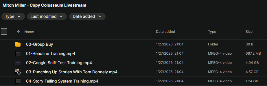 Mitch Miller – Copy Colosseum Livestream Download