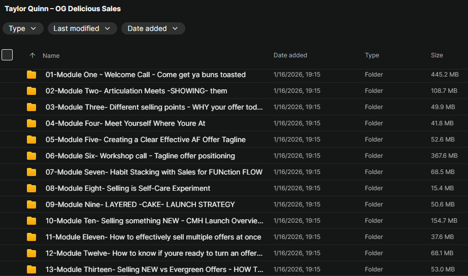 Taylor Quinn – OG Delicious Sales Download