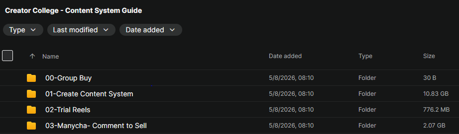 Creator College – Content System Guide Download