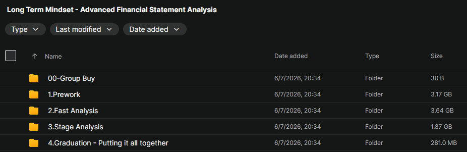 Long Term Mindset – Advanced Financial Statement Analysis Download