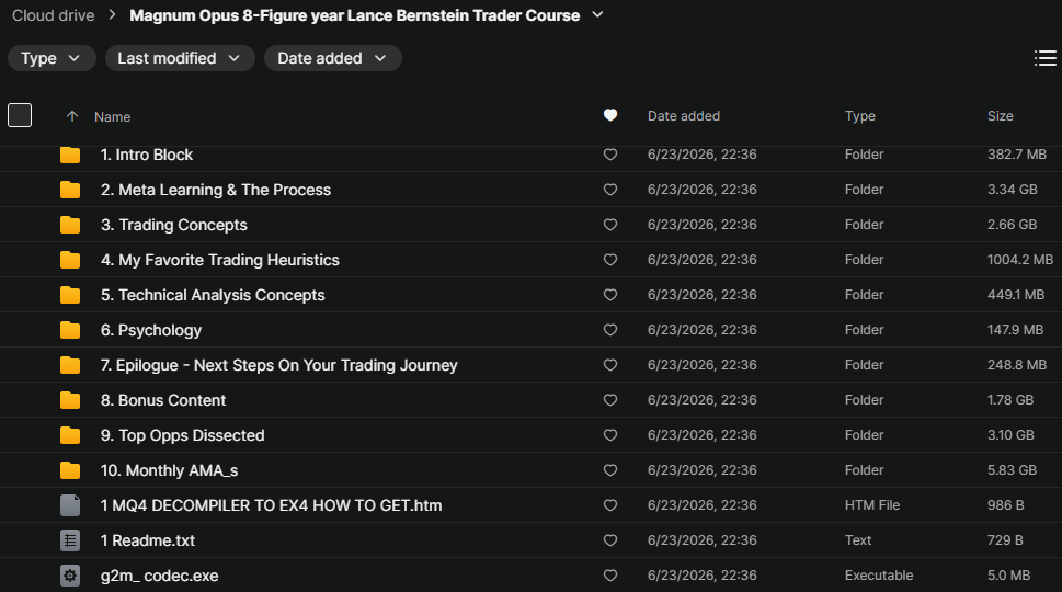 Magnum Opus 8-Figure year Lance Bernstein Trader Course