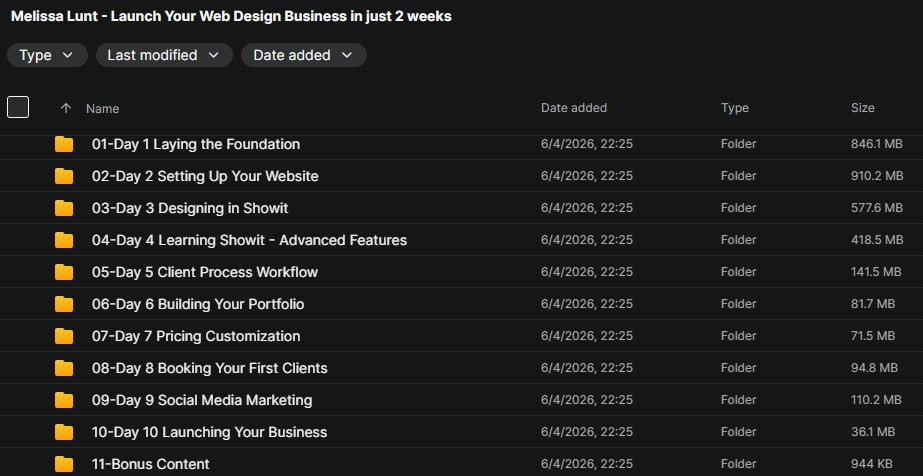 Melissa Lunt – Launch Your Web Design Business in just 2 weeks Download