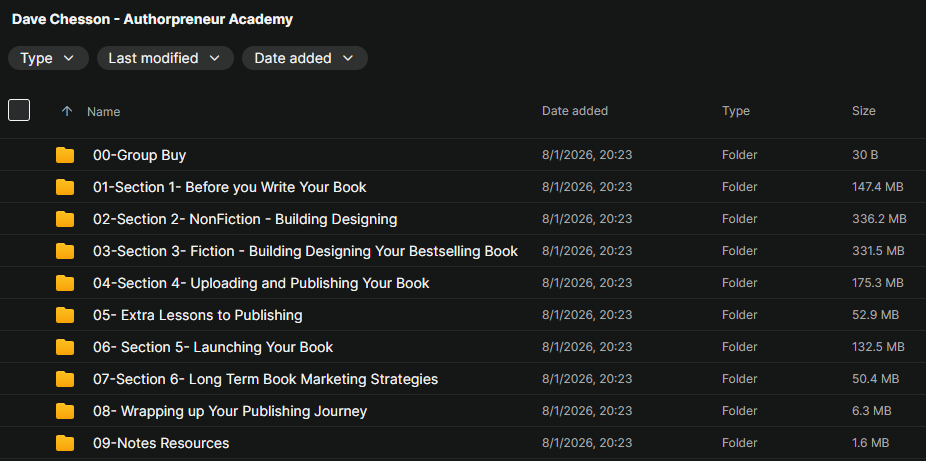 Dave Chesson – Authorpreneur Academy Download